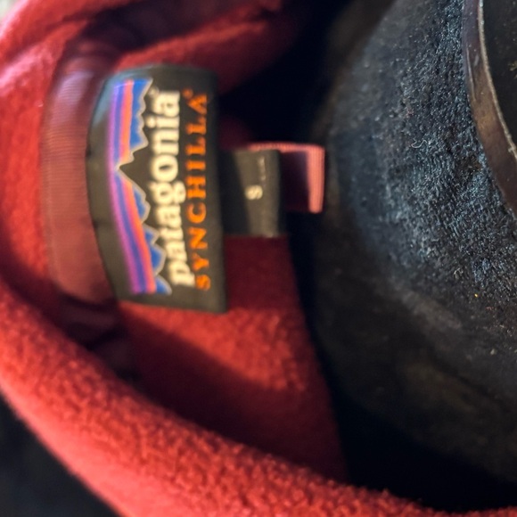 Patagonia Synchilla Snap-T Red Arrow Aztec Fleece Pullover Women’s Small - Picture 7 of 8